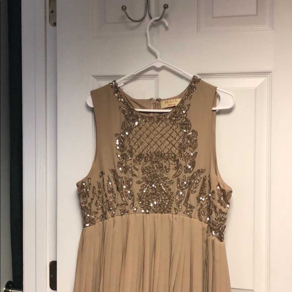 Maya maternity sequin dress